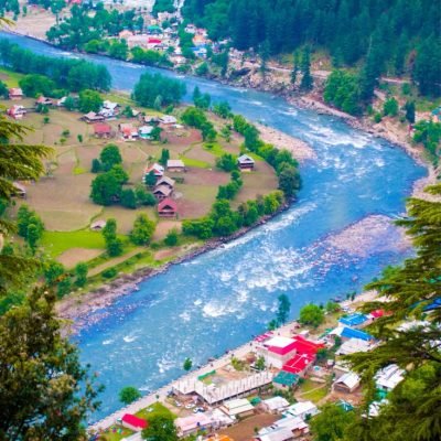 Keran Neelum Valley river view Pakistan